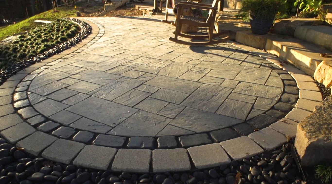 Durable paver patio hardscaping installation in Kiryas Joel, NY
